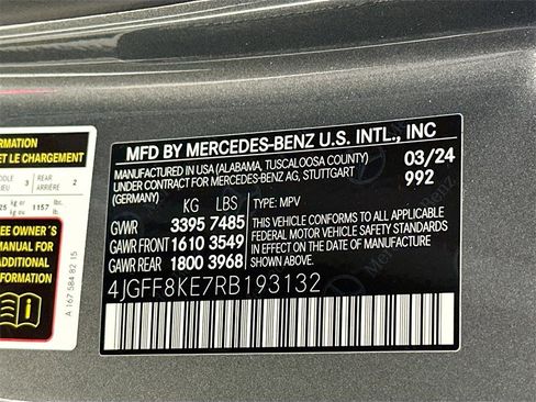 Certified 2024 Mercedes-Benz GLS 63 AMG 4MATIC w/ Warmth & Comfort Package image 34