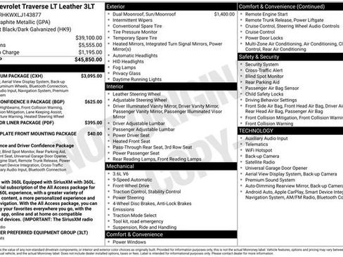 Used 2020 Chevrolet Traverse LT w/ LT Premium Package FWD image 5
