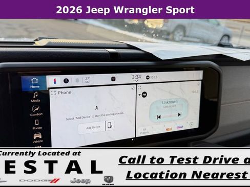 New 2026 Jeep Wrangler Unlimited Sport AWD/4WD image 24