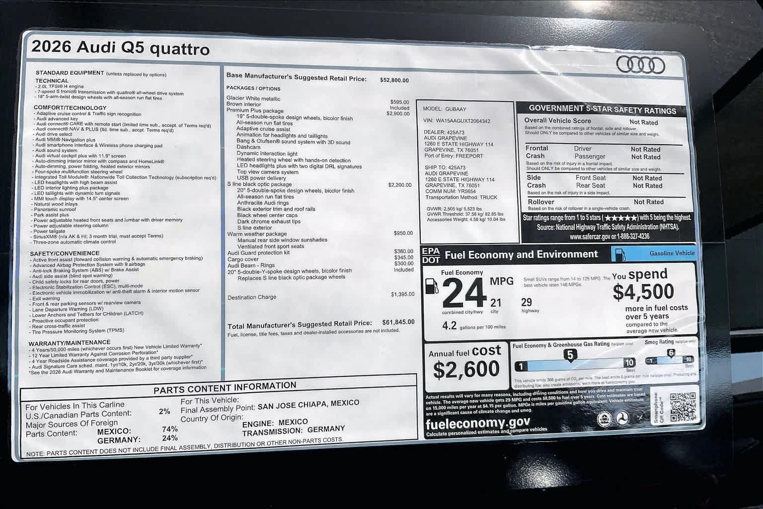 New 2026 Audi Q5 Premium Plus AWD/4WD image 19