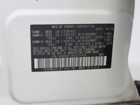 Used 2019 Subaru Outback 2.5i Premium image 37