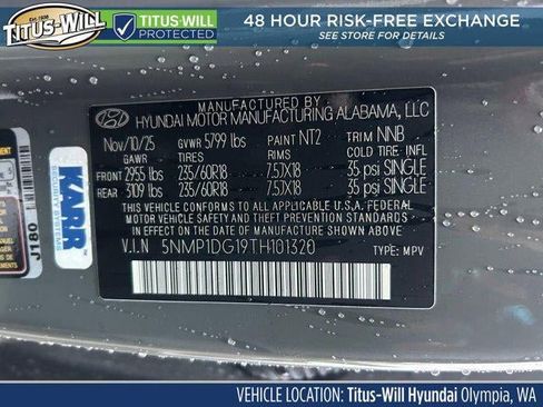 New 2026 Hyundai Santa Fe SE image 69