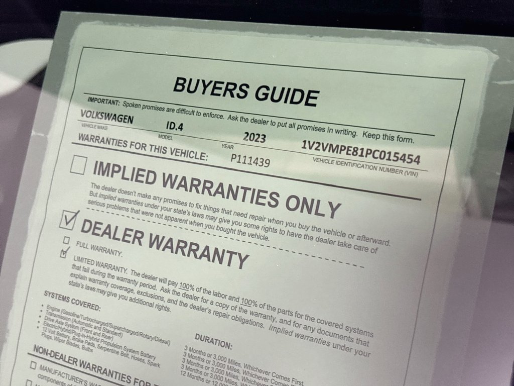 Certified 2023 Volkswagen ID.4 Pro S RWD image 26