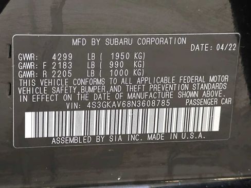 Used 2022 Subaru Impreza 2.0i Premium AWD/4WD image 31