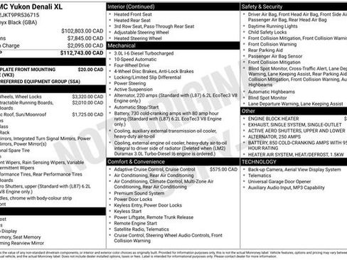 Used 2023 GMC Yukon XL Denali AWD/4WD image 1