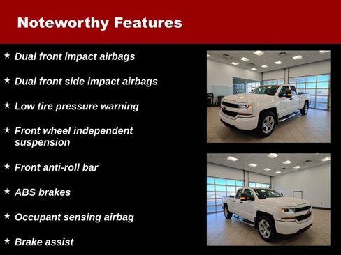 Used 2018 Chevrolet Silverado 1500 Custom w/ Custom Value Package image 16