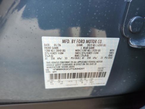 Certified 2026 Ford Explorer ST w/ Sun And Sound Package AWD/4WD image 27