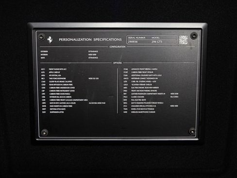 Certified 2023 Ferrari 296 GTS RWD image 52