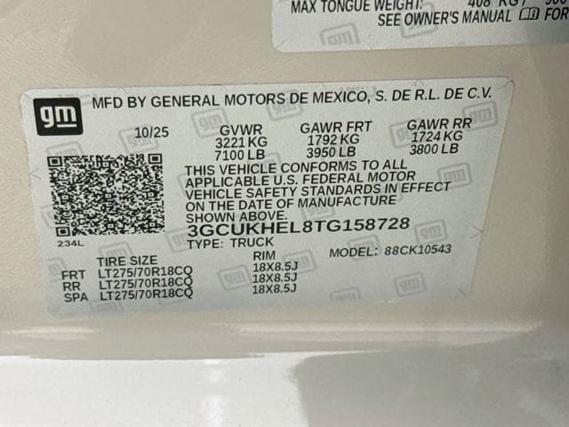 Used 2026 Chevrolet Silverado 1500 ZR2 AWD/4WD image 33