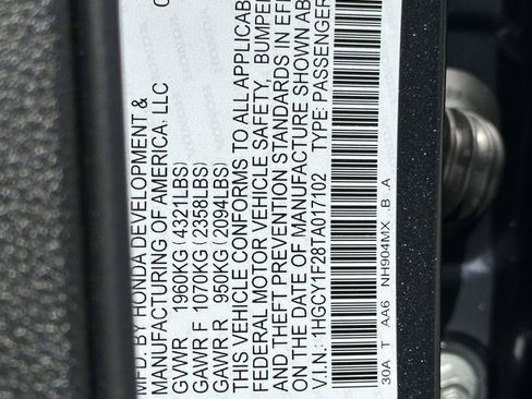 New 2026 Honda Accord LX image 28