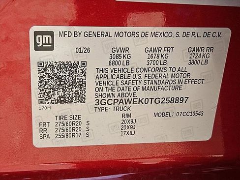 New 2026 Chevrolet Silverado 1500 RST w/ RST Select Package image 17