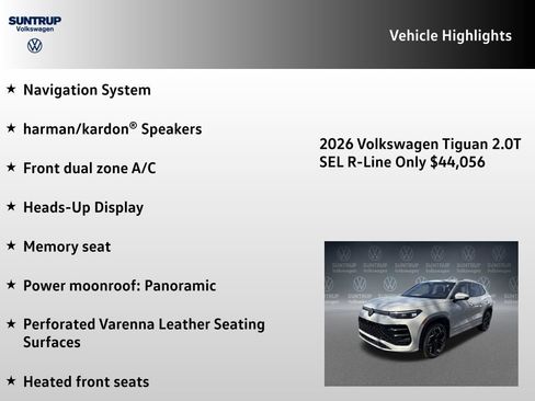 New 2026 Volkswagen Tiguan SEL R-Line image 7