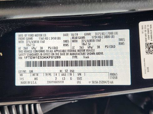 Used 2019 Ford F150 XLT w/ Equipment Group 301A Mid AWD/4WD image 32