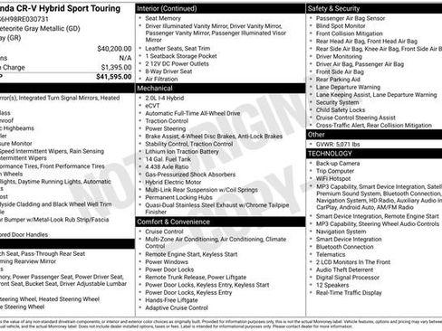 Used 2024 Honda CR-V Sport Touring image 35