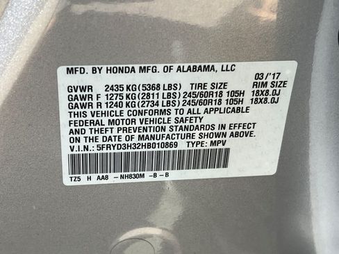 Used 2017 Acura MDX FWD image 35
