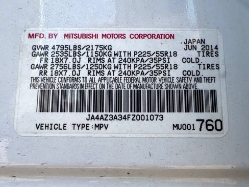 Used 2015 Mitsubishi Outlander SE AWD/4WD image 27