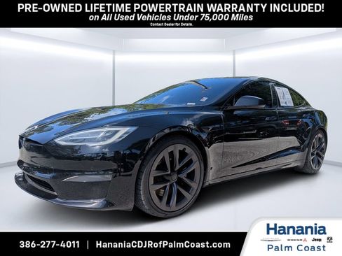 Used 2021 Tesla Model S Plaid AWD/4WD image 7