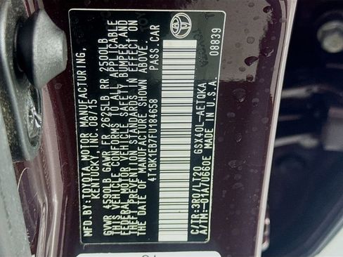 Used 2015 Toyota Avalon XLE Touring image 42