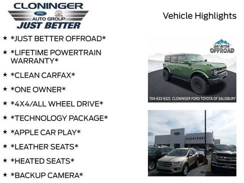 Used 2024 Ford Bronco Outer Banks AWD/4WD image 3