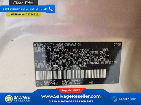 Used 2008 Toyota RAV4 2WD image 16