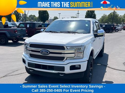 Used 2020 Ford F150 Platinum w/ Technology Package AWD/4WD image 2