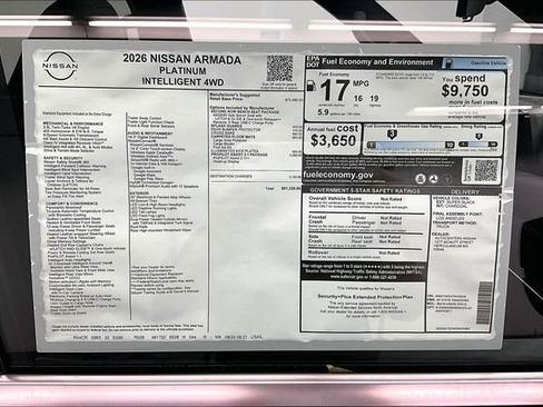 New 2026 Nissan Armada Platinum image 41