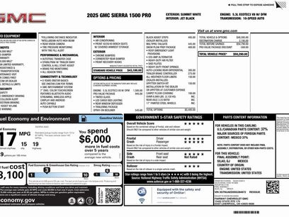 New 2025 GMC Sierra 1500 Pro w/ Pro Value Package