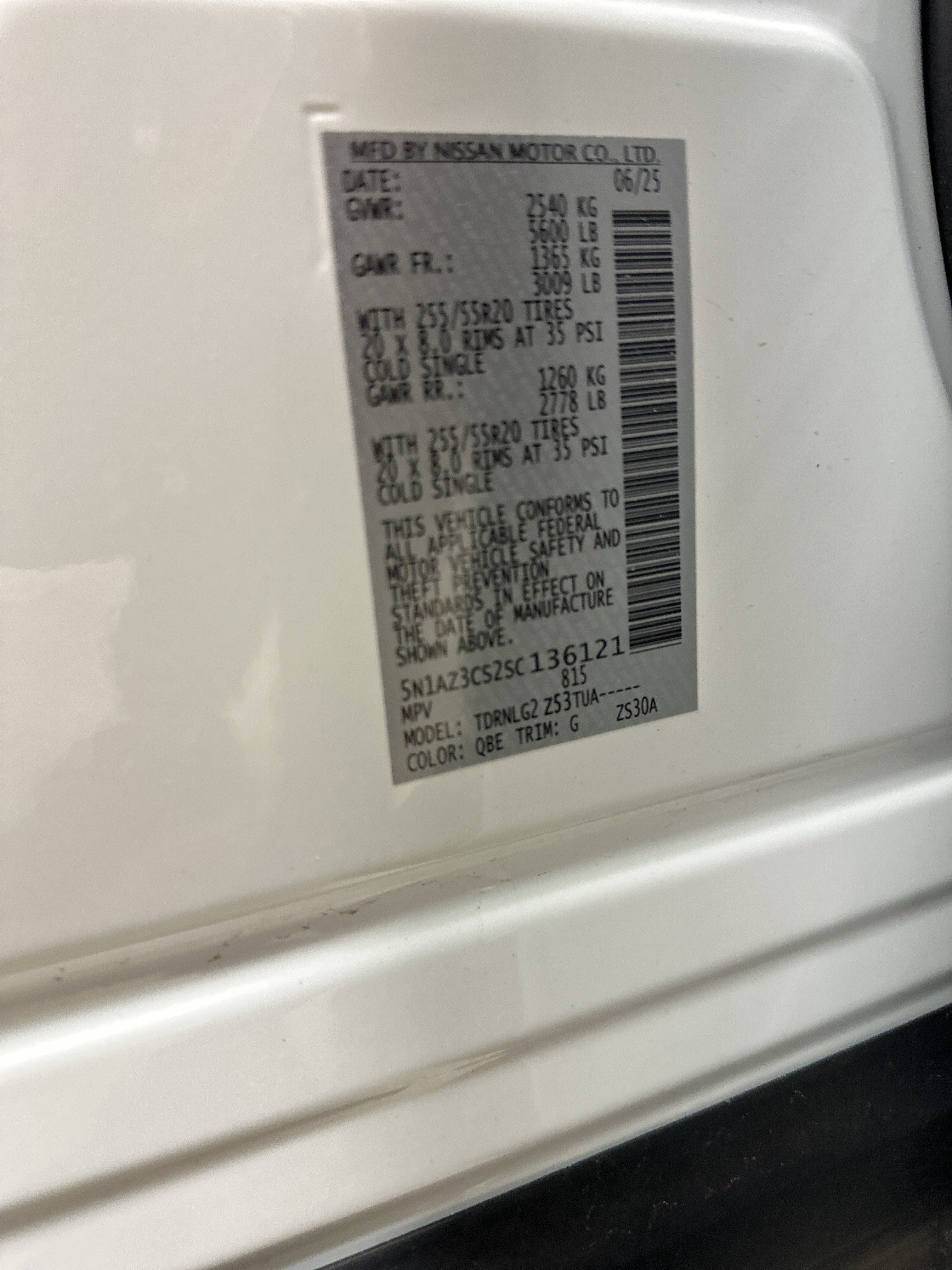 Used 2025 Nissan Murano SL AWD/4WD image 35