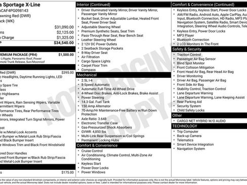 Certified 2023 Kia Sportage X-Line w/ X-Line Premium Package image 7