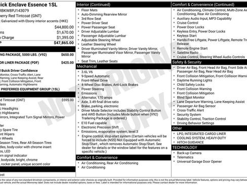 Used 2023 Buick Enclave Essence w/ Trailering Package, 5000 lbs. FWD image 17