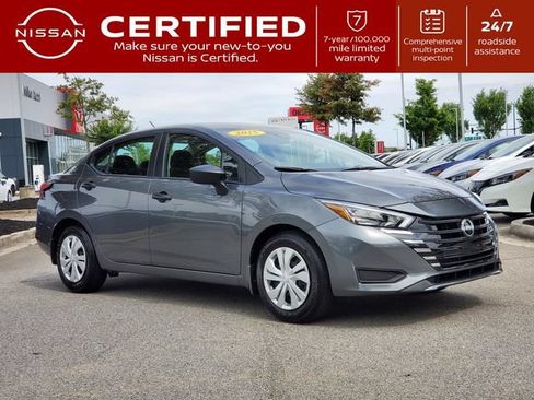 Certified 2025 Nissan Versa S w/ Trunk Package FWD image 1