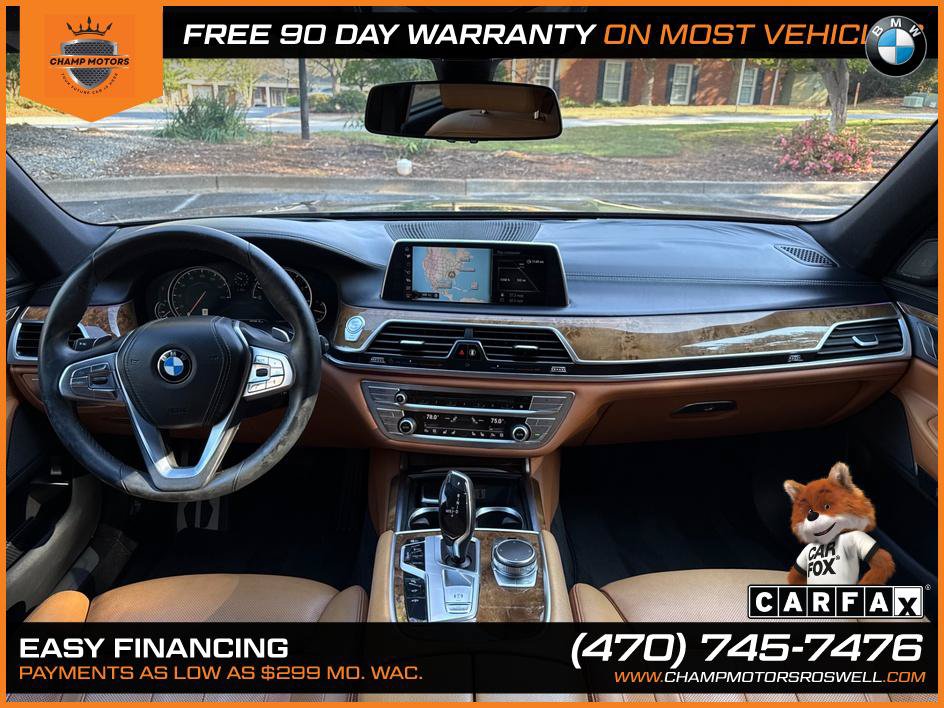 Used 2016 BMW 740i w/ Luxury Rear Seating Package RWD image 2