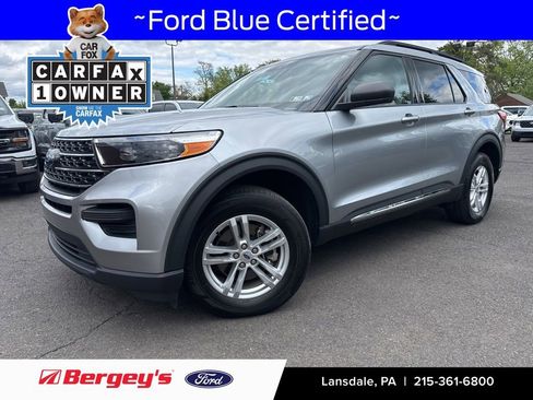Certified 2023 Ford Explorer XLT w/ Class IV Trailer Tow Package AWD/4WD image 1