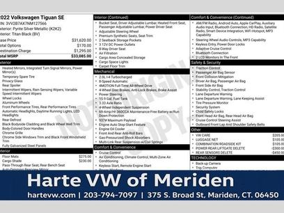 Used 2022 Volkswagen Tiguan SE