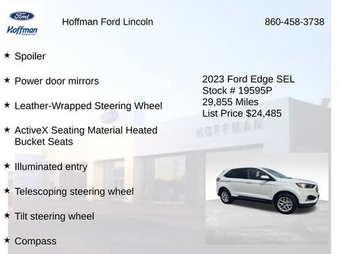 Certified 2023 Ford Edge SEL AWD/4WD image 27