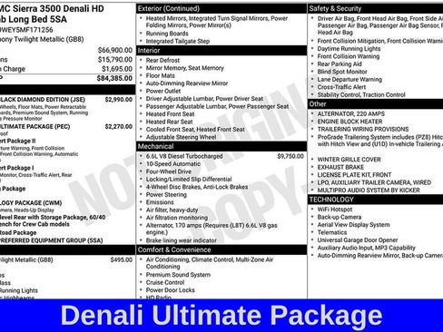 Used 2021 GMC Sierra 3500 Denali w/ Denali Black Diamond Edition image 5