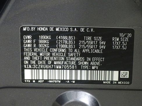 Used 2021 Honda HR-V EX-L image 19