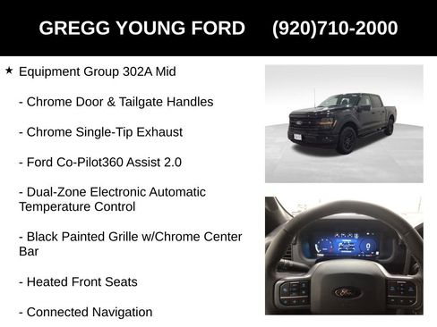 New 2025 Ford F150 XLT w/ Equipment Group 302A MID image 7