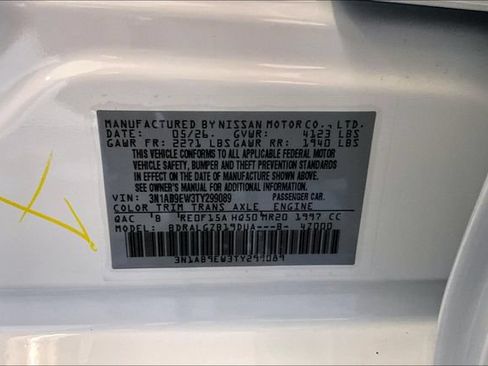 New 2026 Nissan Sentra SL w/ Floor Mat Package FWD image 40