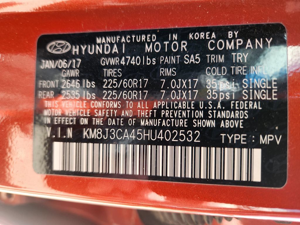 Used 2017 Hyundai Tucson SE Plus w/ Cargo Package AWD/4WD image 29