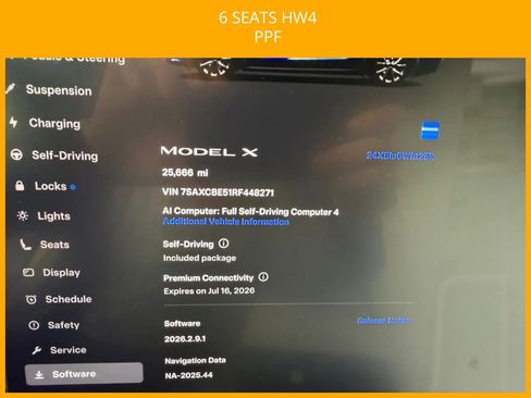 Used 2024 Tesla Model X AWD/4WD image 3