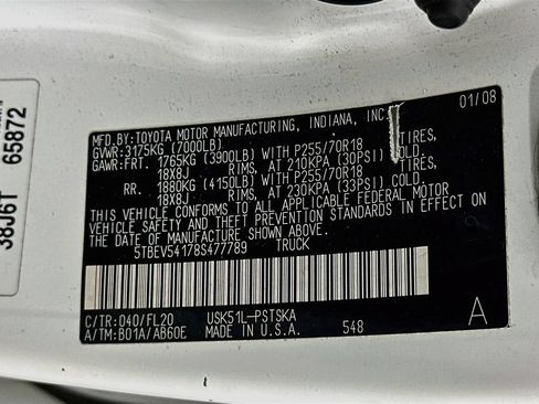 Used 2008 Toyota Tundra 2WD CrewMax image 34