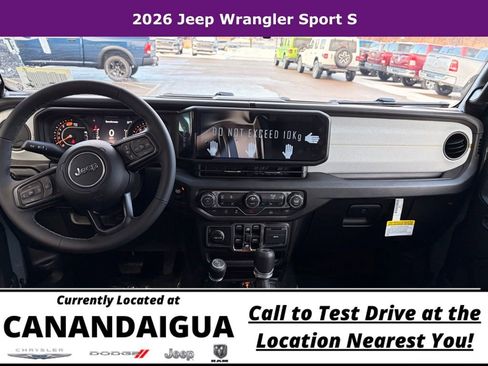 New 2026 Jeep Wrangler Sport S image 13