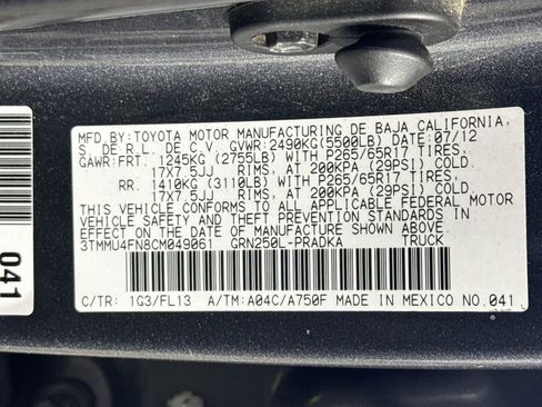 Used 2012 Toyota Tacoma 4x4 Double Cab w/ TRD Sport Pkg image 31