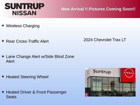 Used 2024 Chevrolet Trax LT w/ Sunroof Package FWD image 5