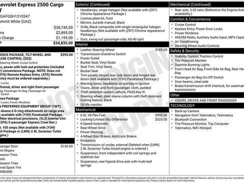 Used 2017 Chevrolet Express 2500 image 12