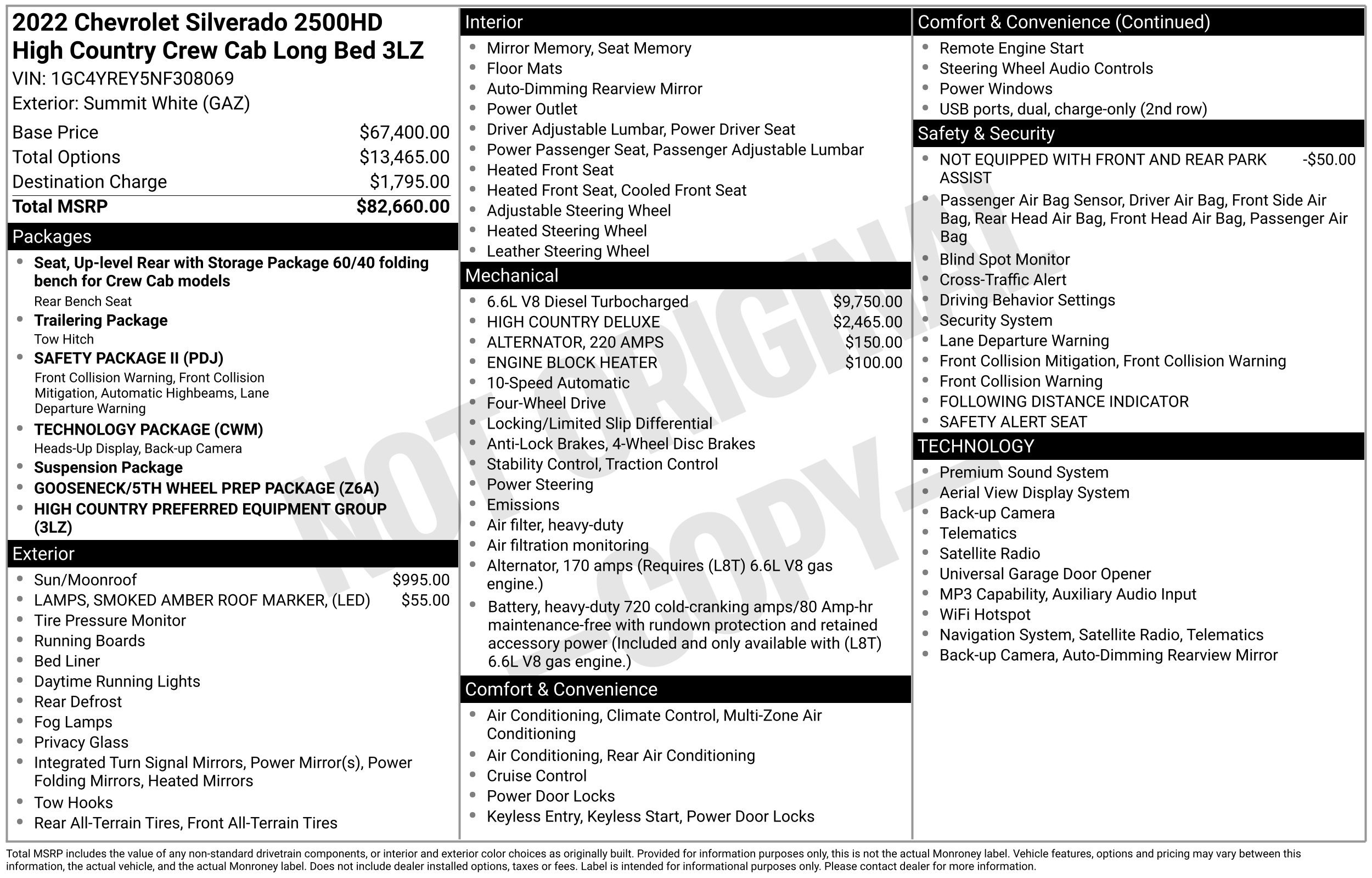 Used 2022 Chevrolet Silverado 2500 High Country AWD/4WD image 3