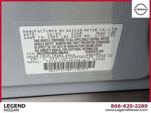 Certified 2024 Nissan Kicks SV w/ Interior Electronics Package FWD image 18