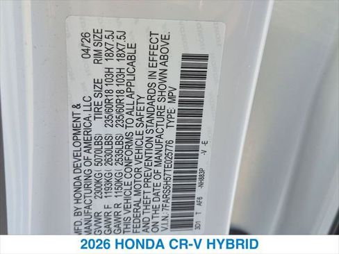 Certified 2026 Honda CR-V Sport image 26