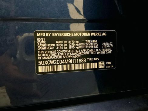 Used 2021 BMW X7 xDrive40i w/ M Sport Package AWD/4WD image 32